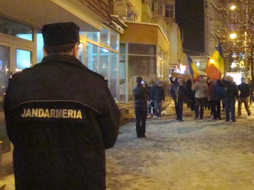 Protest spontan in Baia Mare (c) eMM.ro